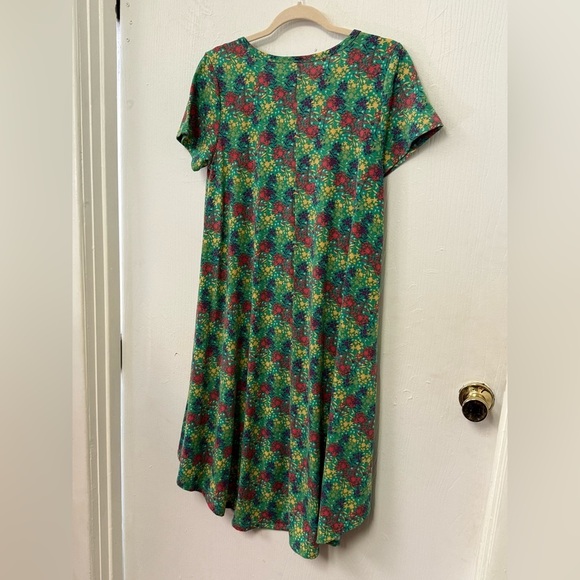 LuLaRoe Carly High Low Women's Floral Dress - Picture 2 of 4